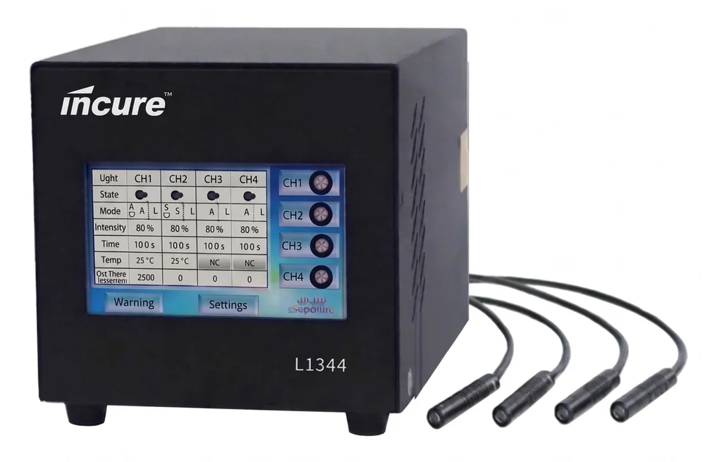 Incure L1344 four-head UV LED spot curing system